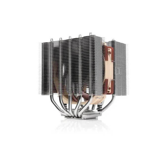 Noctua NH-D12L chromax.black - Low-Height Dual-Tower 120mm CPU Cooler — image 1