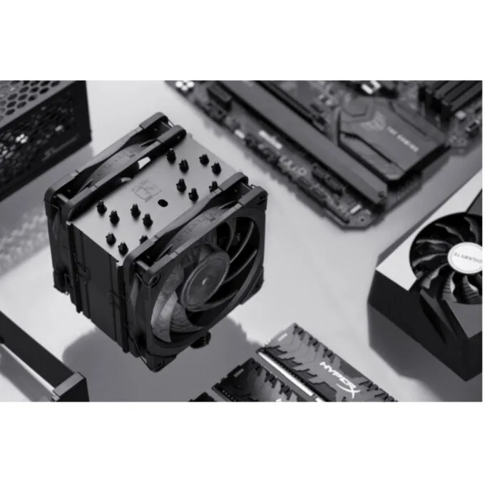 Noctua NH-U12A chromax.black - Dual 120mm PWM Fans, 7-Heatpipe Tower CPU Cooler — image 6