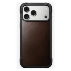 Nomad Rugged Leather Case iPhone 17 Pro Max Rustic Brown Horween