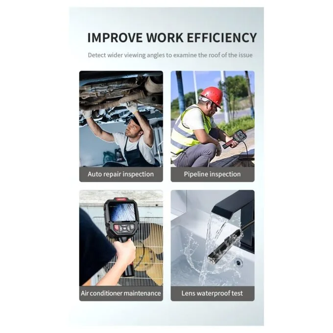 Noyafa Endoscope Camera - NF-615 - 3.5-inch IPS Screen, 1080P Resolution, IP67 Waterproof Lens & 5m Flexible Cable — image 18