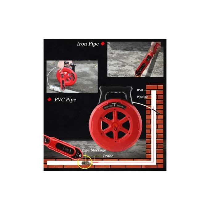 Noyafa Wall Pipe Blockage Detector - NF-5130 - IP67 Waterproof, Rechargeable, with 30m Detection Range — image 9