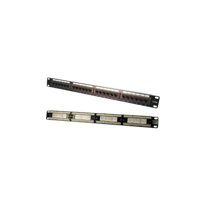 NP0027 CAT5e P Panel 24port 19' LOGILINK — image 1