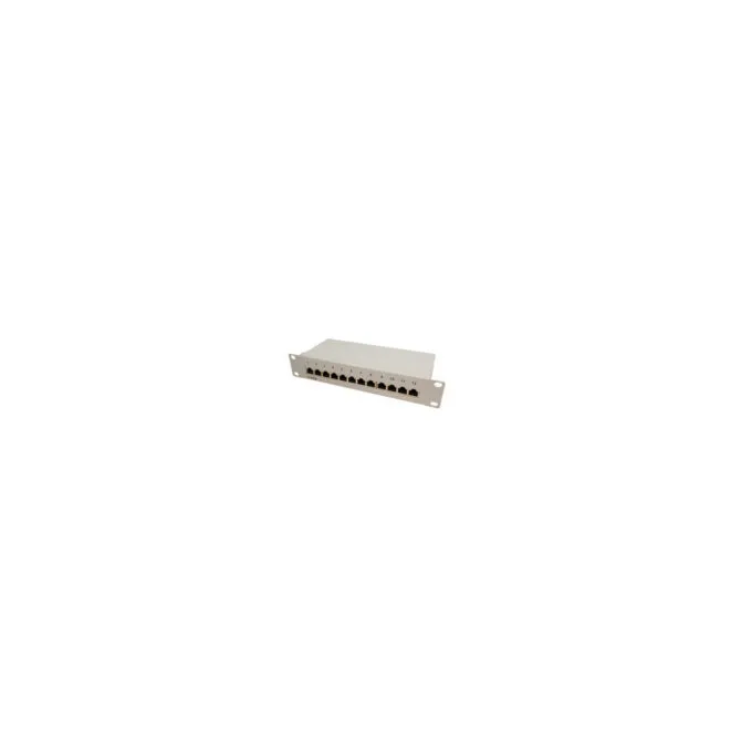 NP0041 CAT6 12-PORT 10'PATCH PANEL LOGILINK — image 1