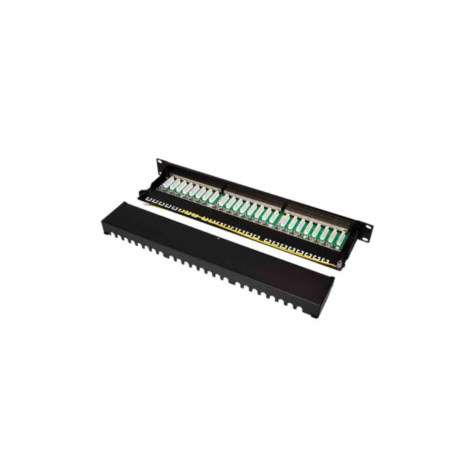 NP0061 CAT6 PATCH PANEL SHIELDED 24-Port 19'MOUNTING BLACK LOGILINK — image 4