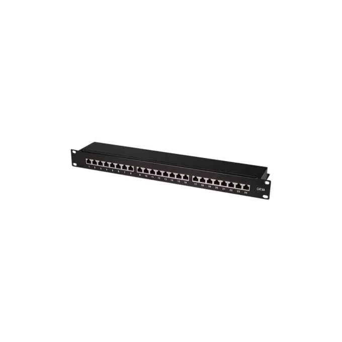 NP0061 CAT6 PATCH PANEL SHIELDED 24-Port 19'MOUNTING BLACK LOGILINK — image 7
