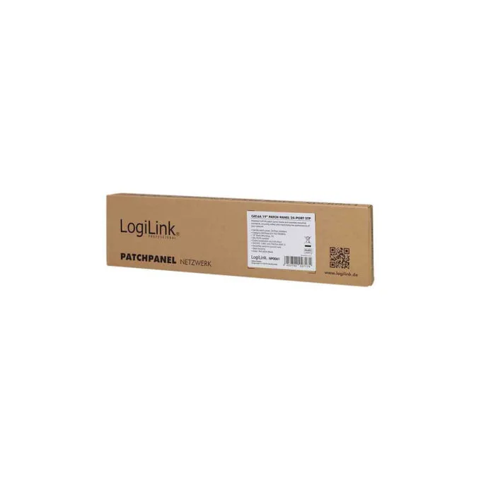 NP0061 CAT6 PATCH PANEL SHIELDED 24-Port 19'MOUNTING BLACK LOGILINK — image 9