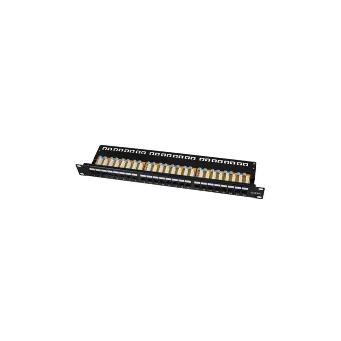 NP0133 CAT6A PATCH PANEL UTP 24-Port 90° LSA TERMINATION LOGILINK — image 2