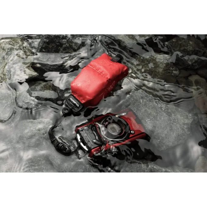 Olympus CHS-09 Floating Handstrap - CHS-09 - Red for TOUGH Series Cameras — image 2