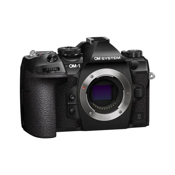 Olympus OM System OM-1 II body - OM-1 II - Black, includes CB-USB13 USB cable, shoulder strap, BLX-1 battery — image 2