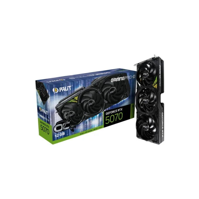 Palit GeForce RTX 5070 Ti GamingPro-S OC - 16GB GDDR7, 2482 MHz Boost, Black — image 10