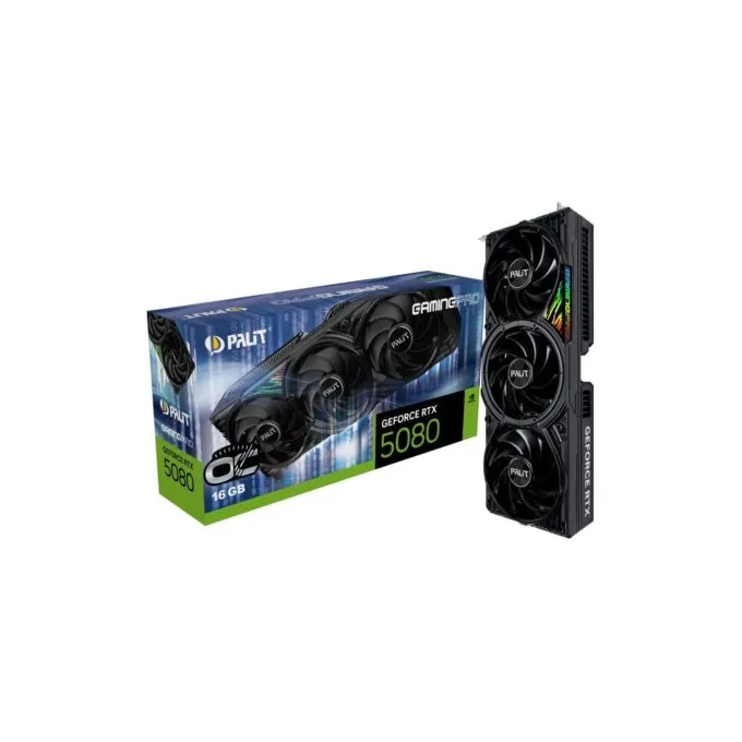 Palit RTX 5080 GamingPro OC 16GB GDDR7 - NE75080S19T2-GB2031A — image 1