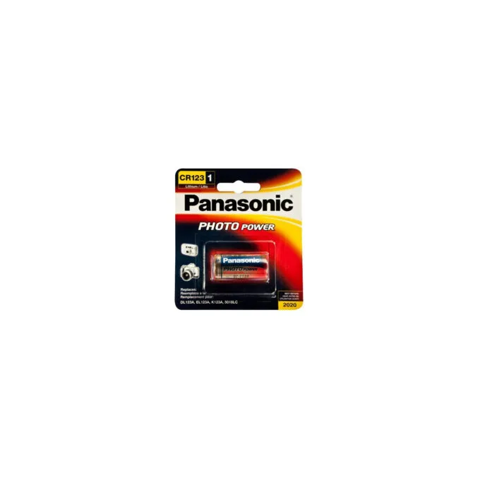 Panasonic CR-123A Photo Lithium Battery - CR-123APA/1B - 3V Single-Use — image 1