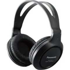 Panasonic RP-HT161 - Wired Over-Ear Headphones, 3.5mm Jack, 2m Cable, Black