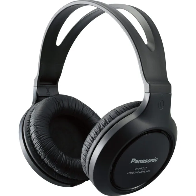 Panasonic RP-HT161 - Wired Over-Ear Headphones, 3.5mm Jack, 2m Cable, Black — image 1