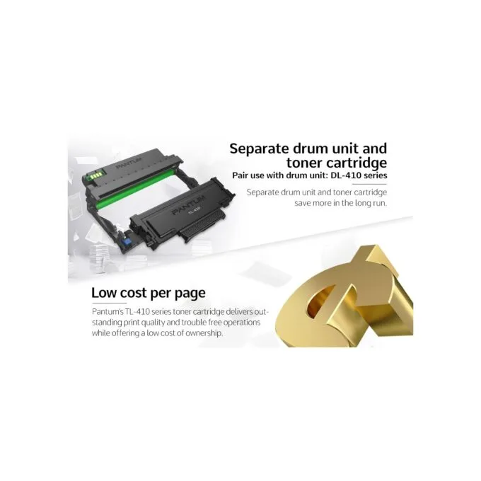 Pantum Toner Cartridge - TL-410 - 1500 Pages — image 4