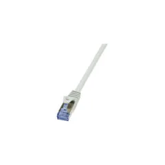 Patchkabel Cat6a S FTP PiMF LZSH halogenfrei Grey 2m LogiLink PrimeLine