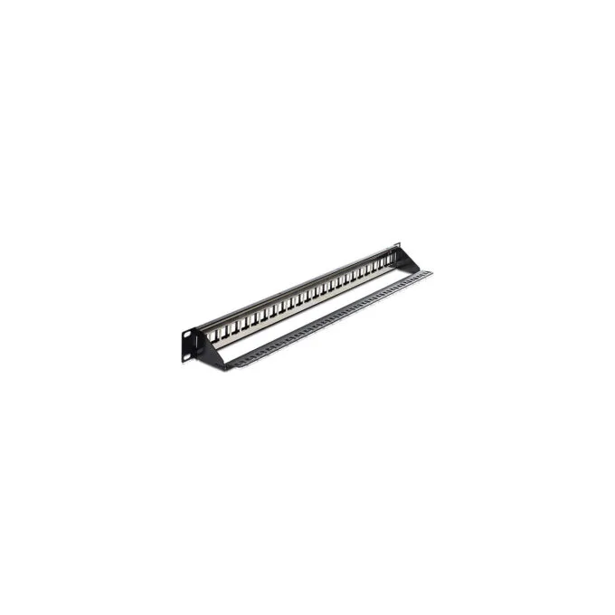 Patchpanel Delock 1HE 24 Keystone Ports — image 2