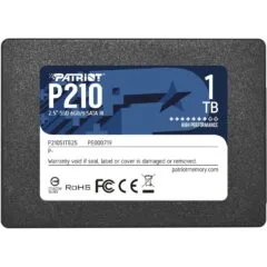 Patriot 2.5' 1 TB - P210 - Black, SATA 6 Gb/s, 2.5'