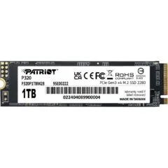 Patriot M.2 - P320 - 1 TB - PCIe 3.0 x4 - NVMe 1.3 - M.2 2280