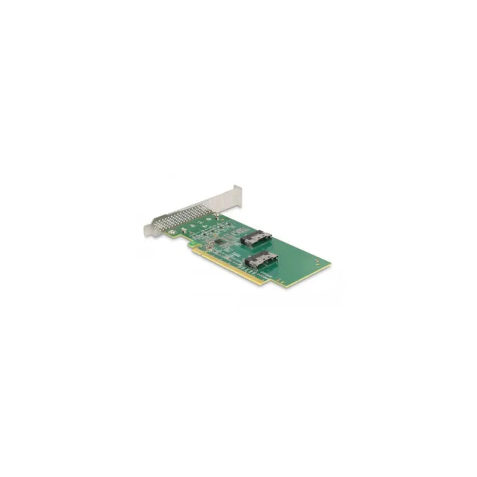 PCI Express 4.0 x16 card to 4 x SFF-8639 NVMe, controller — image 2