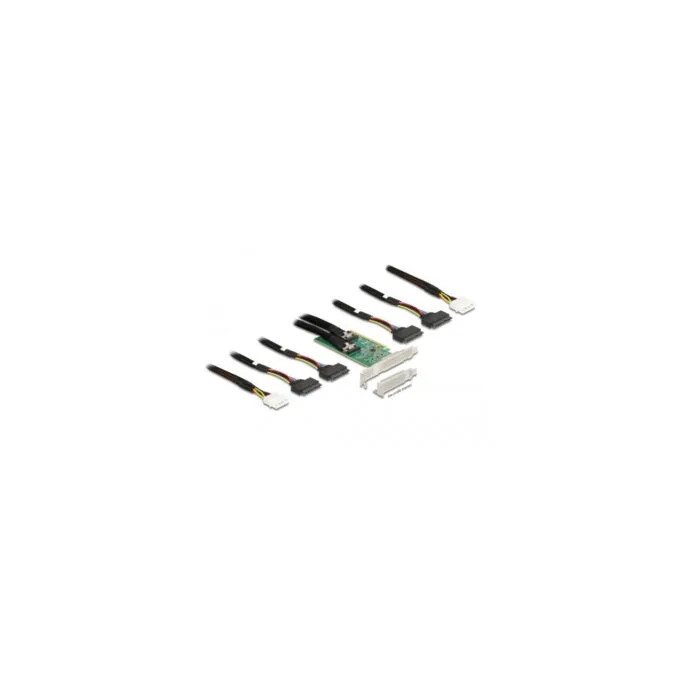 PCI Express 4.0 x16 card to 4 x SFF-8639 NVMe, controller — image 5