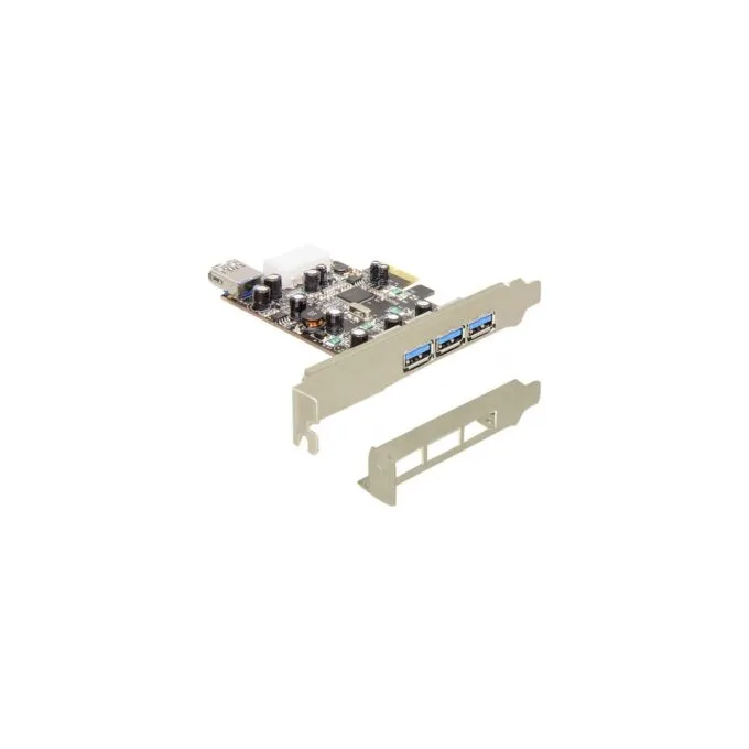 PCI Express Card USB 3.0 3x external 1x internal - Controller — image 1
