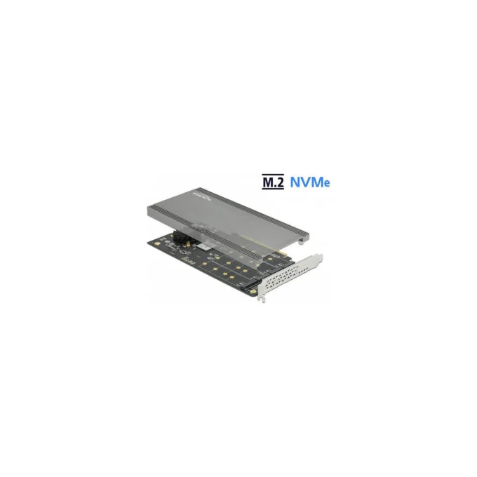 PCI Express x16 Karte zu 4 x intern NVMe M.2 Key M — image 2