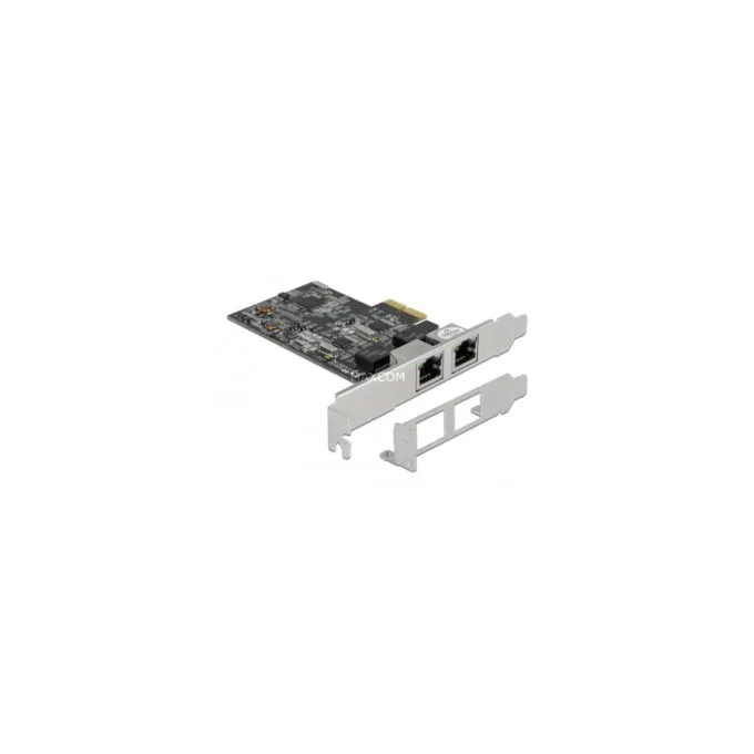 PCI Express x2 card to 2 x RJ45 2.5 Gigabit LAN RTL8125, LAN adapter — image 1