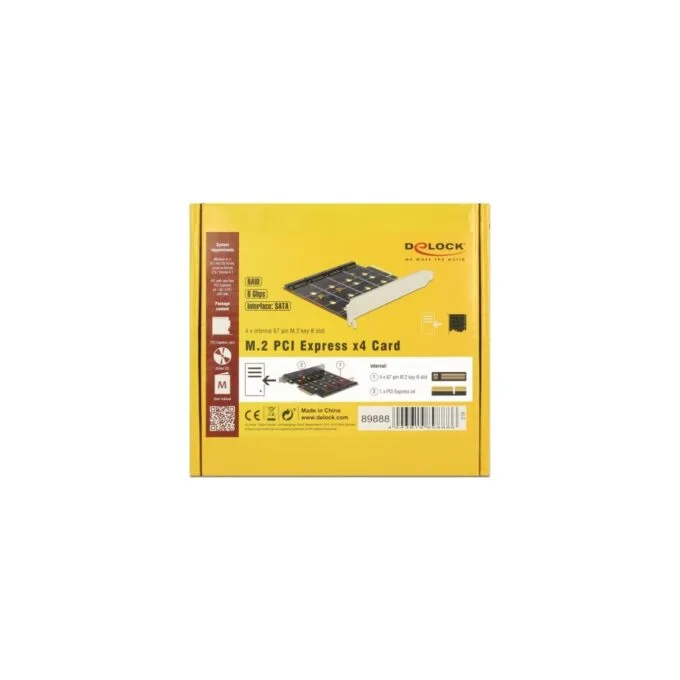 PCIe Card - 4x internal M.2 B with RAID, RAID card — image 7