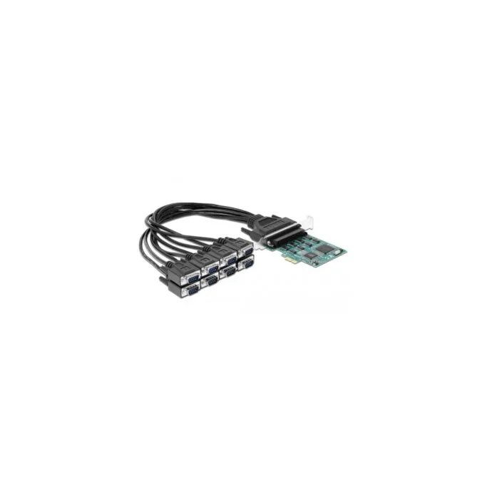 PCIe card to 8xSerial RS-232 DB9, interface card — image 1