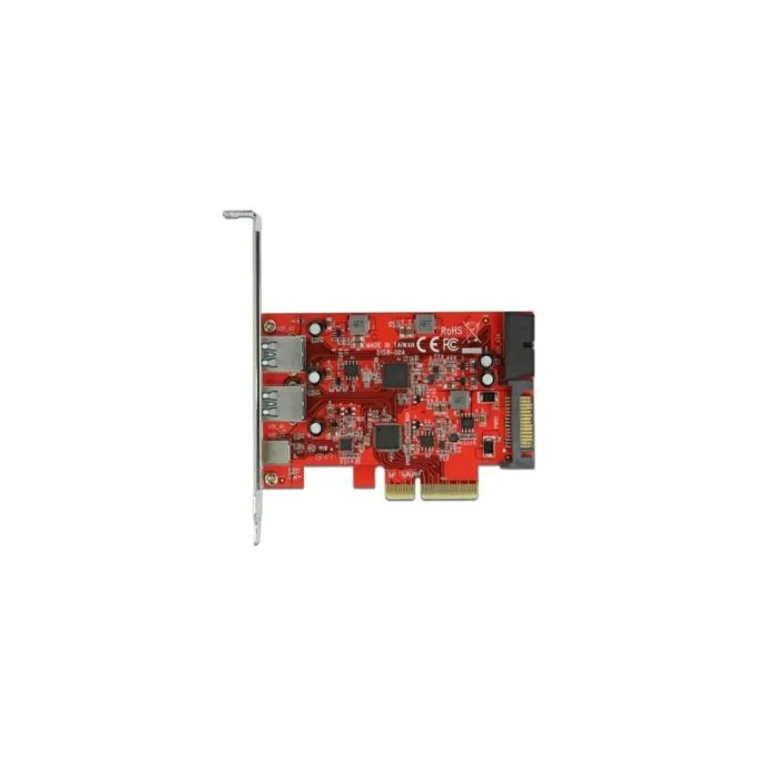 PCIe USB Expansion Card - PCIe x4 to 1x USB 3.2 Gen 2 USB-C, + 2xUSB-A, 1x internal USB 3.2 Gen 1, interface card — image 2