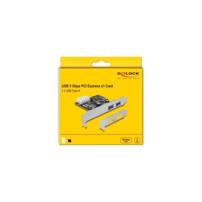 PCIe x1 card for 2x ext. USB 3.2 Gen 1, USB controller — image 6