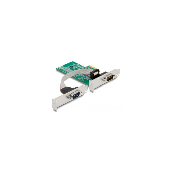 PCIe x1 card to 2x serial RS-232, interface card — image 2