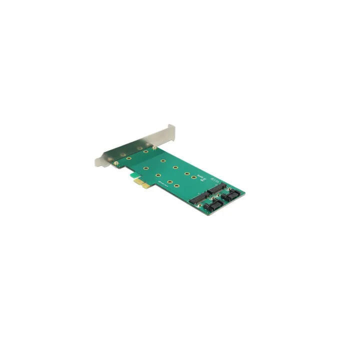 PCIe x1 to 2 x M.2 Key B Low Profi, Adapter — image 2