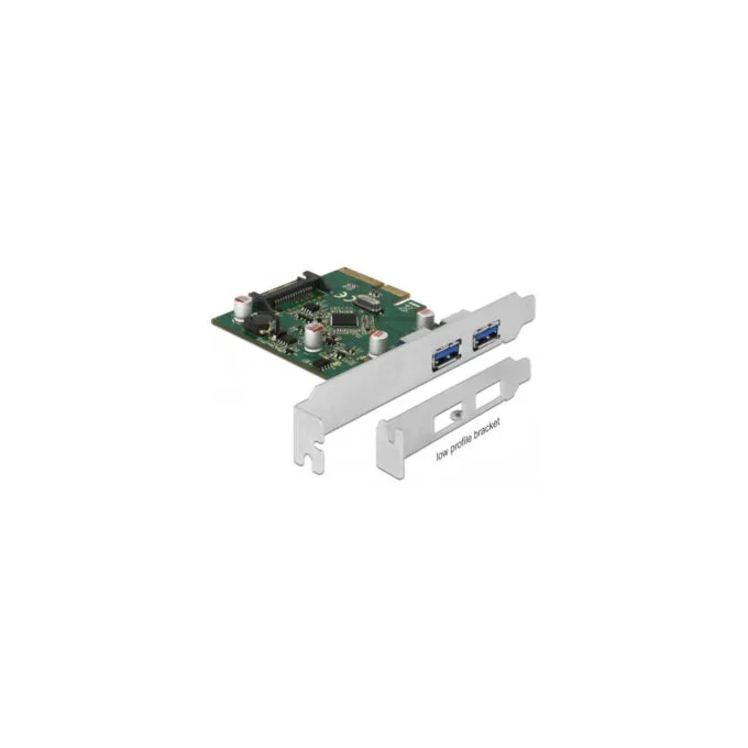 PCIe x4 to 2x ext USB 3.1 Gen2 A, USB-Controller — image 1