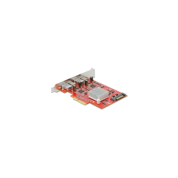 PCIe x4 to 2x USB 3.2 Gen 2 Typ-A + 2x USB-C, USB-Controller — image 2