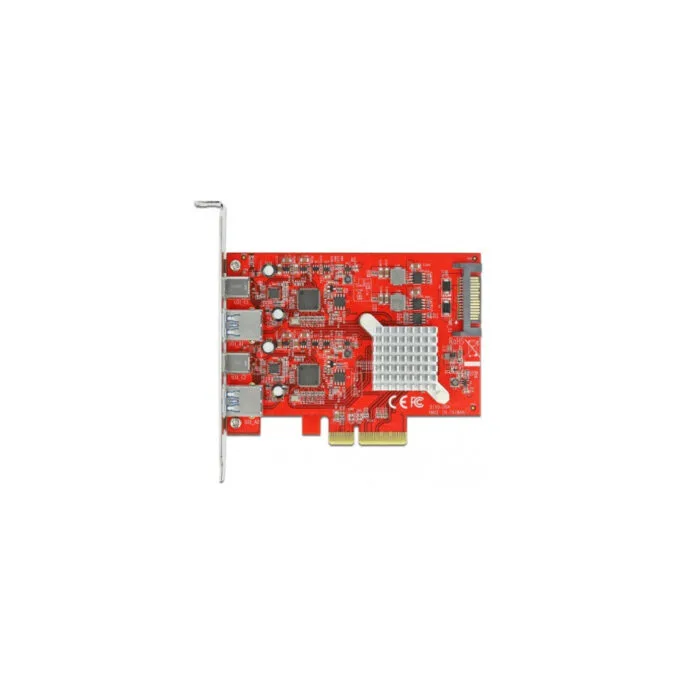 PCIe x4 to 2x USB 3.2 Gen 2 Typ-A + 2x USB-C, USB-Controller — image 3