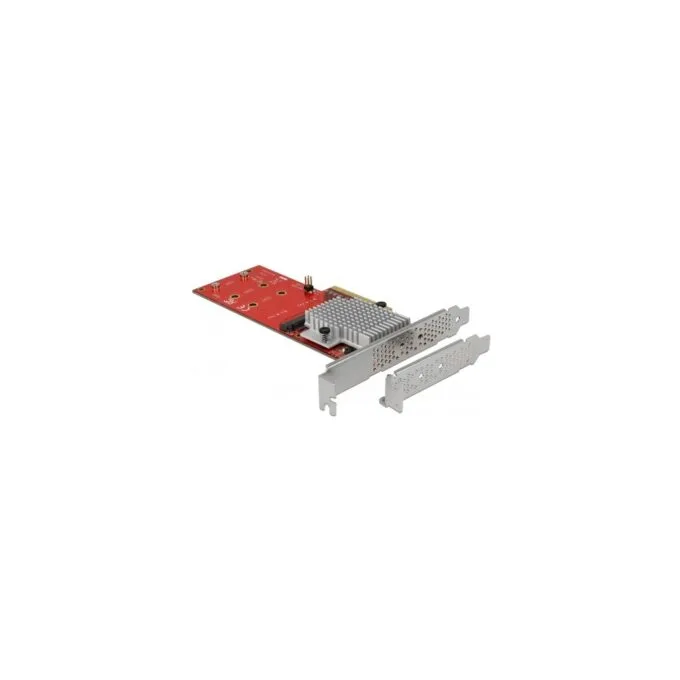 PCIe x8 to 2x internal NVMe M.2 Key M LP Adapter - PCIe x8 to 2x internal NVMe M.2 Key M LP, Adapter — image 2