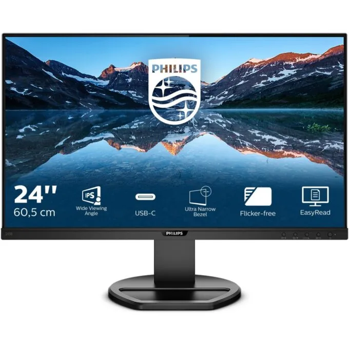 Philips 23.8-inch IPS Monitor - 243B9 - HDMI, DP, USB-C - Flat — image 2