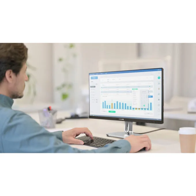 Philips 24B2G5301 - 23.8in (60.5cm) IPS FHD Monitor - USB-C PD100W, HDMI & DP, 4ms, 60Hz, Black — image 4