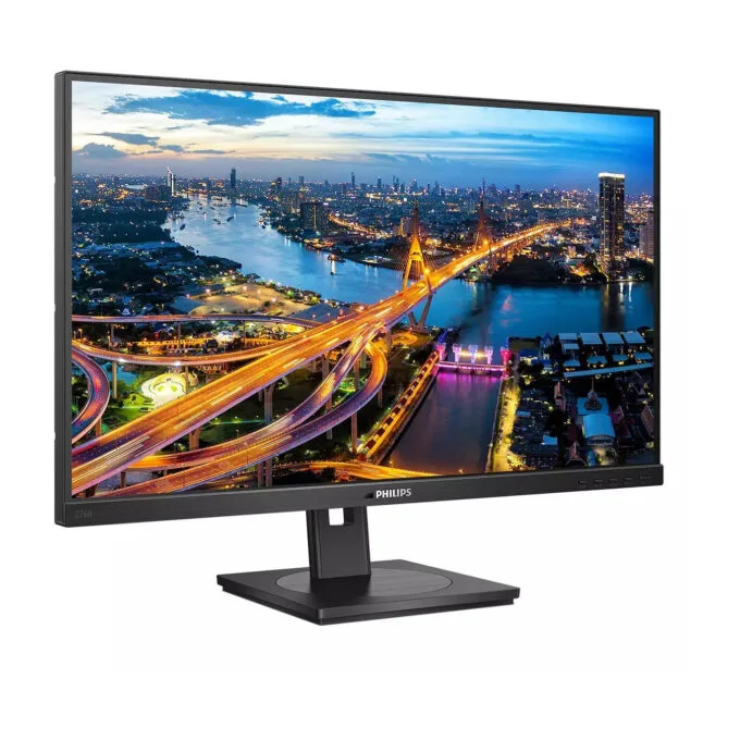 Philips 276B1/00 - 27-inch QHD (2560x1440) IPS Monitor, 75Hz, 4ms, USB-C/DP/2×HDMI, USB Hub, Height-Adjustable, Black — image 3