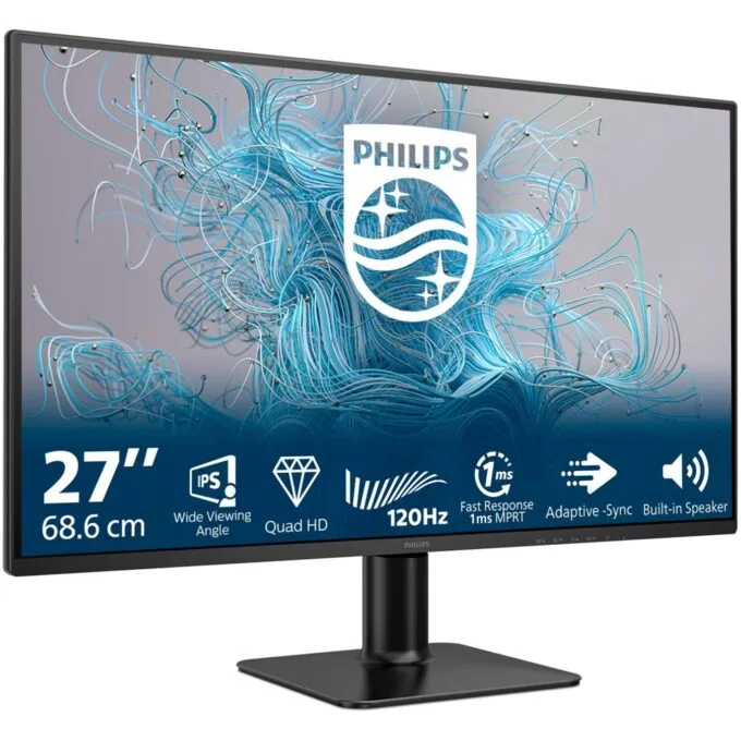 Philips 27E2N2500 27-inch QHD IPS 120Hz Monitor - DP 1.4, HDMI 2.0 — image 2