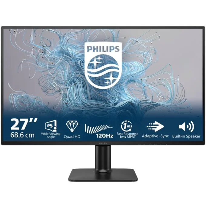 Philips 27E2N2500 27-inch QHD IPS 120Hz Monitor - DP 1.4, HDMI 2.0 — image 1
