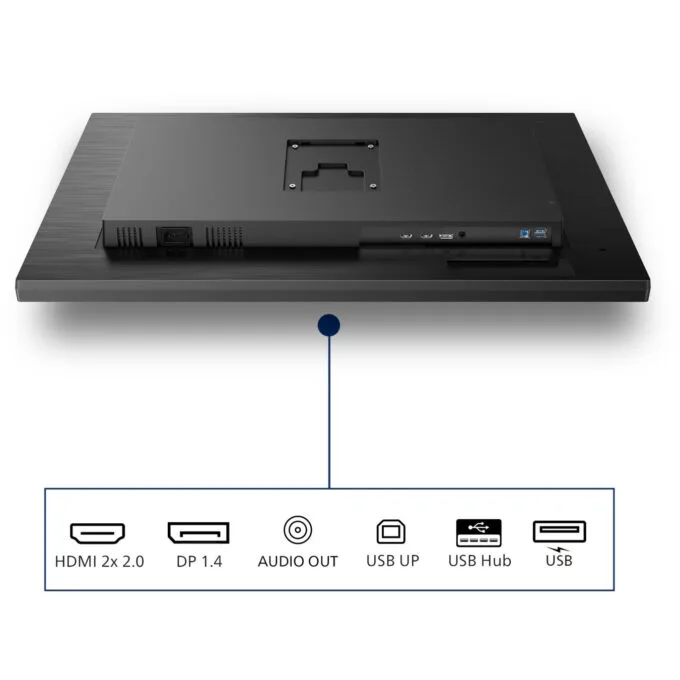 Philips 32B1N3800 32" 4K VA Monitor - HDMI 2.0, DP1.4, 4ms GTG, USB Hub, Height-Adjustable, Black — image 6