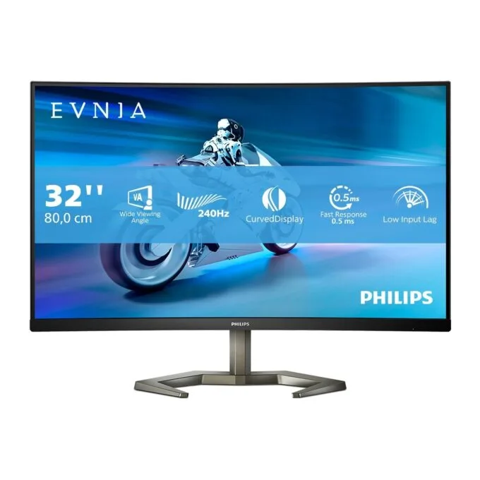 Philips 32M1C5200W - 31.5-inch curved VA monitor, 2x HDMI + DP, 16:9, retail — image 2