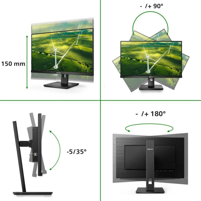 Philips 60.5 cm (23.8 inches) - 242B1G - 16:9 DVI+HDMI+DP+USB IPS — image 3