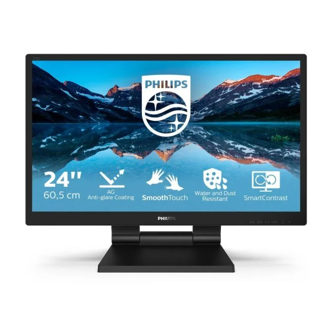 Philips 60.5cm (23.8') Monitor - 242B9TL - Flat IPS 1080p Touch DVI+HDMI+DP+USB — image 1