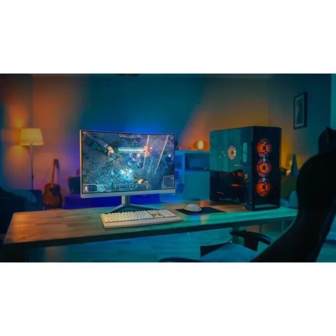 Philips 68.5cm (27.0') Curved White Monitor - 27M2C5201L - 27-inch, 16:9, 1000R curved, 2x HDMI + DP — image 14