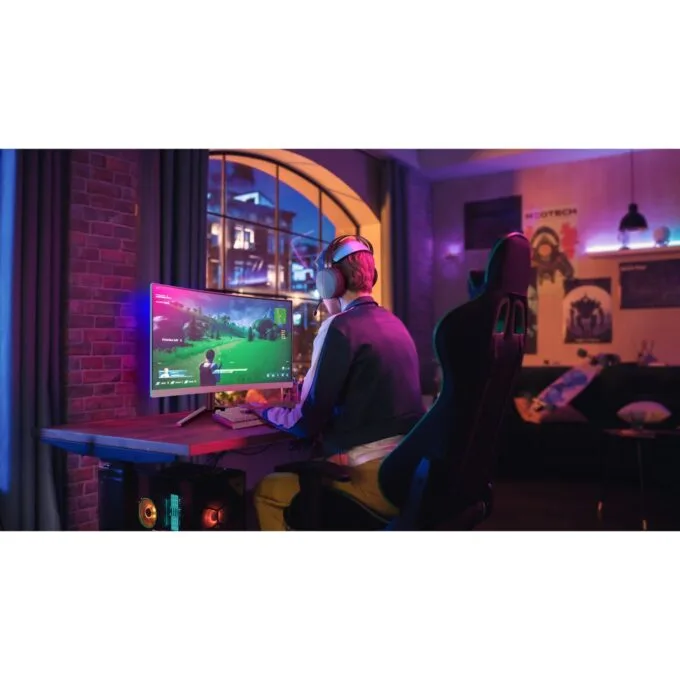 Philips 68.5cm (27.0') Curved White Monitor - 27M2C5201L - 27-inch, 16:9, 1000R curved, 2x HDMI + DP — image 15