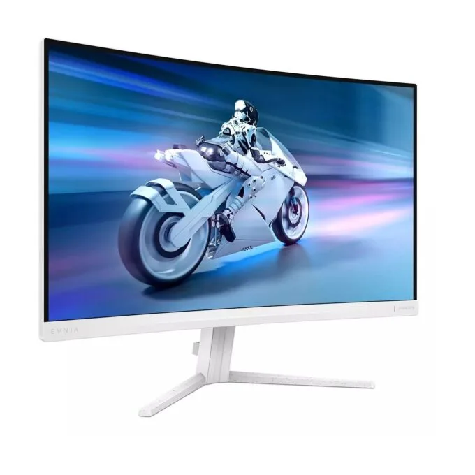 Philips 68.5cm (27.0') Curved White Monitor - 27M2C5201L - 27-inch, 16:9, 1000R curved, 2x HDMI + DP — image 3